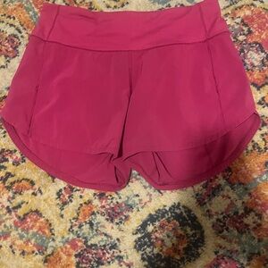 Lululemon Athletica Pink Athletic Shorts Lightweight Elastic Waist